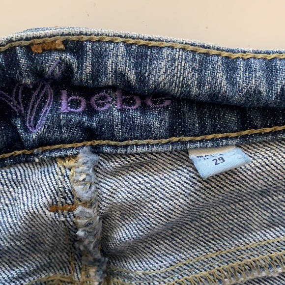 Bebe Rhinestone Jeans 29 NWOT - Picture 7 of 8